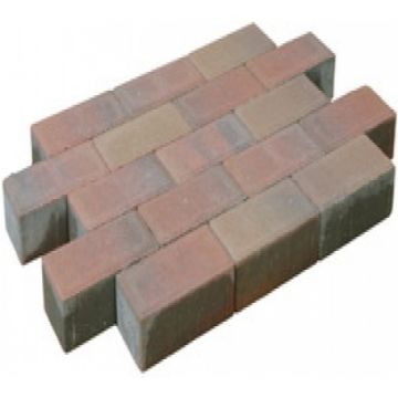 Trommelstenen of koppelstones dikformaat Oud bont 20x6,6x7cm (m2)