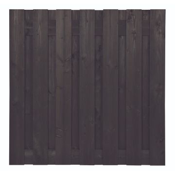 Zwarte schutting 180x180cm