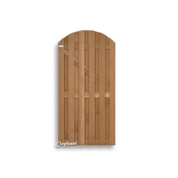 Puerta jardin madera dura 90x180cm