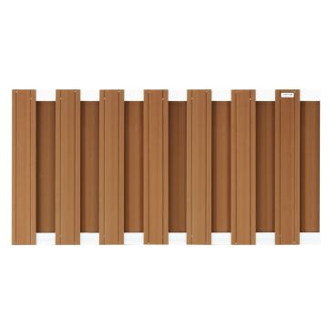 Tuinscherm schutting composiet bruin 180x93cm
