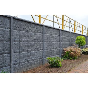 Valla de hormigón Brickstone doble cara 200x231cm