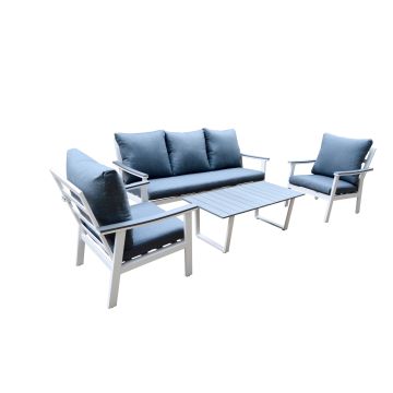 Aluminium loungeset Dublin 5 personen