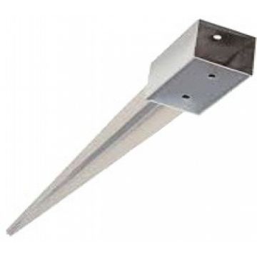 Paalhouder RVS voor tuinschermen 71/900mm