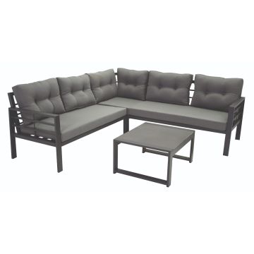 Steigerhouten lounge bank