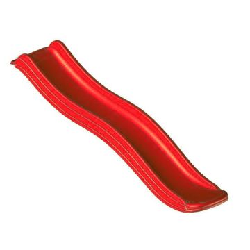 Glijbaan tuin rood 175cm voor houten speeltoestellen