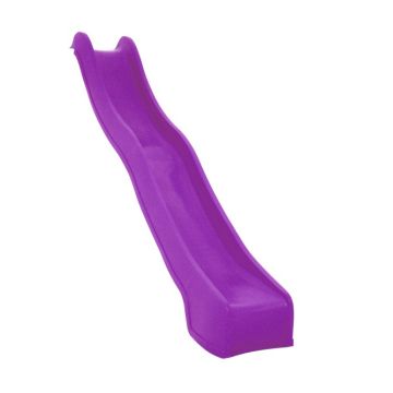 Glijbaan tuin violet met wateraansluiting voor houten schommels 1,25m platvormhoogte