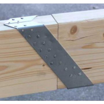 Gordinglas 59x171mm houtverbinding, verzinkt