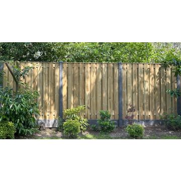 Vallas hormigon y madera 200x190cm