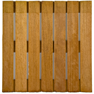 Loseta de madera dura bangkirai 50x50cm