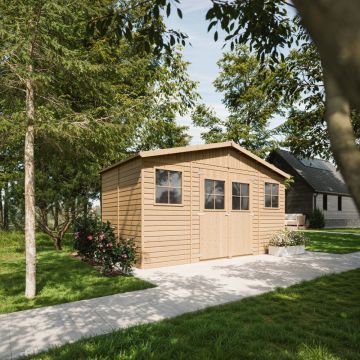 Gerätehaus Gartenhaus Kiefernholz (239 x 144 x 198 cm)