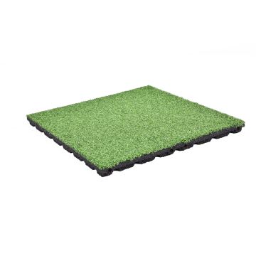 Baldosas de césped artificial césped artificial verde 500x500x45mm
