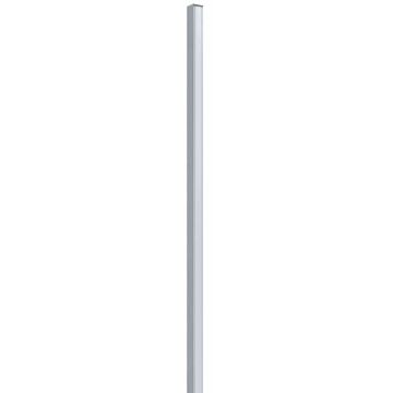 Aluminium garden post with wooden core 7x7x185cm
