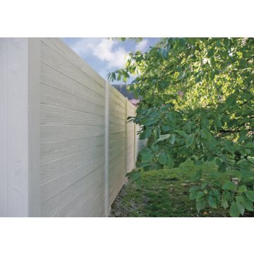 Valla hormigon piedra Wood Texture 200x231cm doble cara