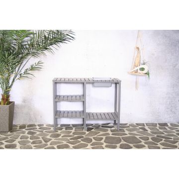Pflanztisch holz 117x40x90cm