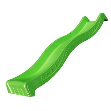 Glijbaan tuin groen 220cm voor houten speeltoestellen