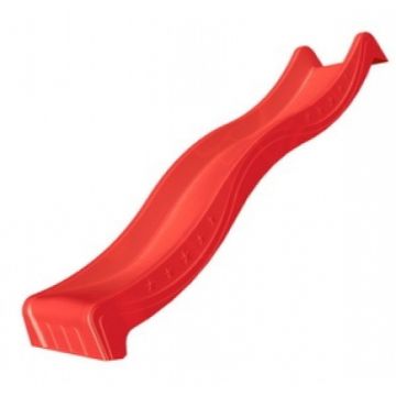 Glijbaan tuin rood 220cm voor houten speeltoestellen