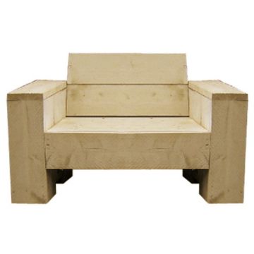 Steigerhouten stoel