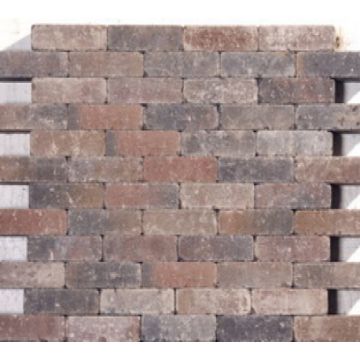 Waalformaat sierbestrating Oudbont getrommeld, 20x5x6cm, per m2