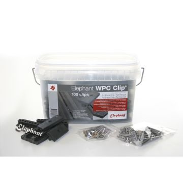 Clips de montaje para tarimas, inox (100pzs)
