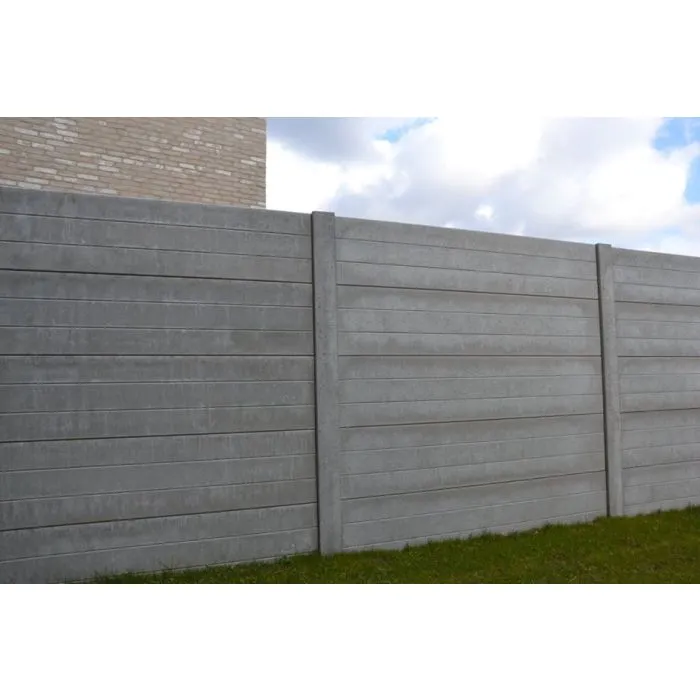 Betonzaun Boardstone grau 200x231cm einseitig