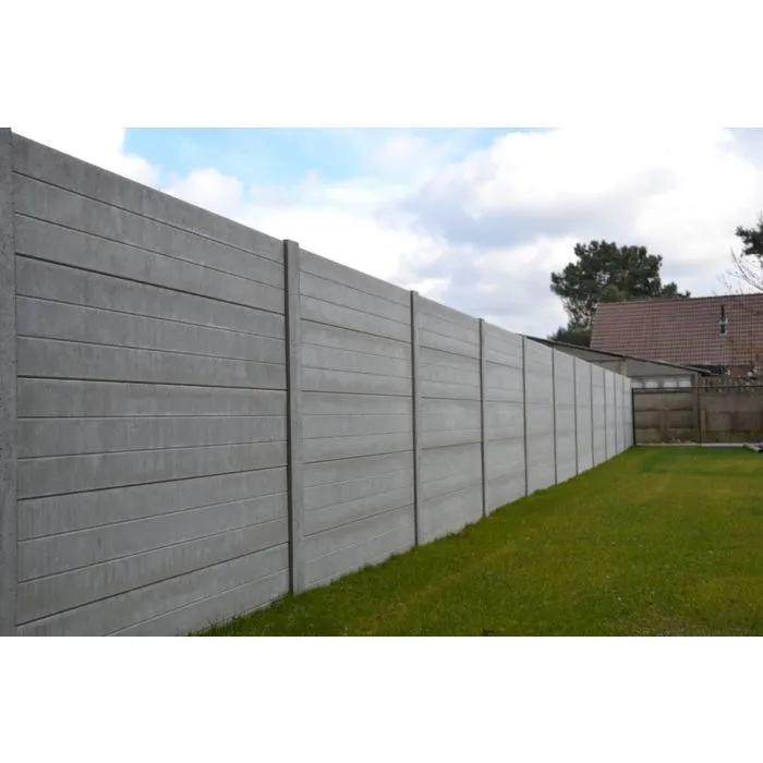Betonzaun Boardstone grau 200x231cm einseitig
