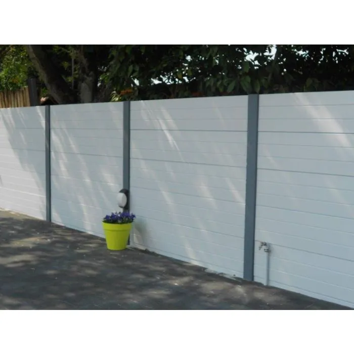 Betonzaun Boardstone grau 200x231cm einseitig
