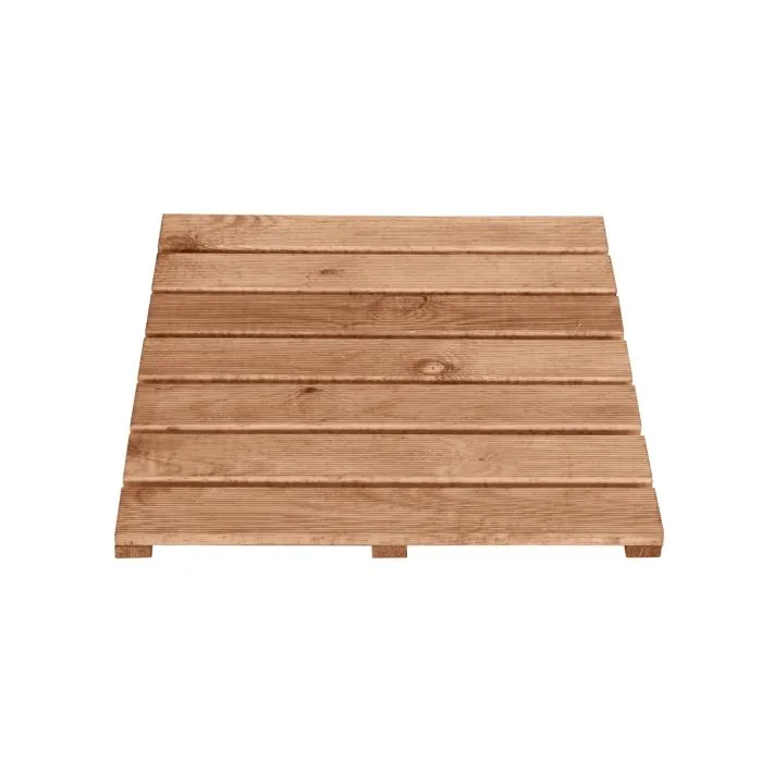 Holzfliesen Terrassenfliesen holz kiefern 50x50cm