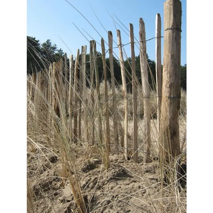 Kastanienzaun Staketenzaun 100cm hoch 5m lang