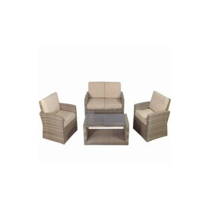 Gartenmöbel loungeset polyrattan