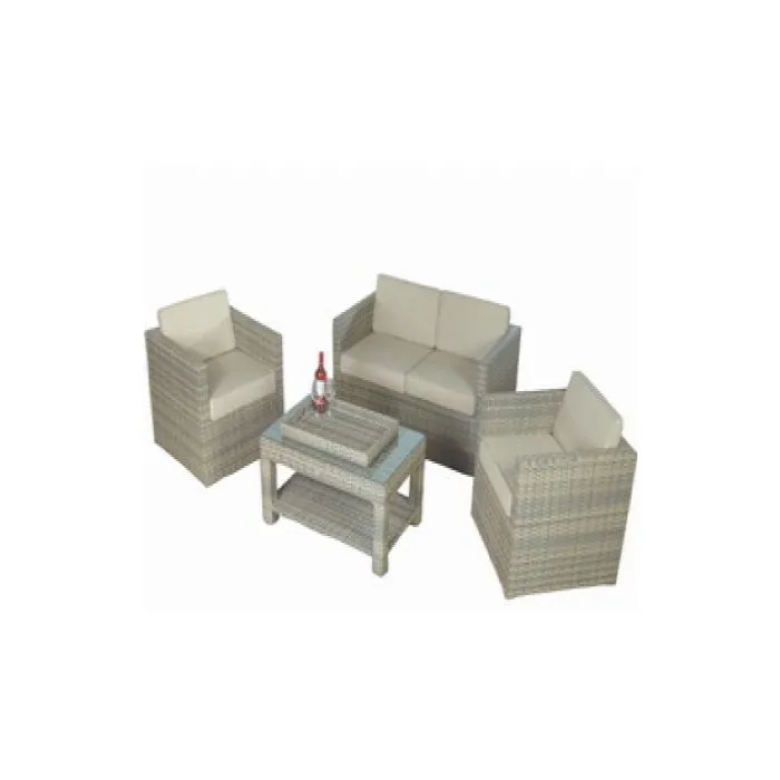 Loungeset polyrattan Gartenmöbel Wicker