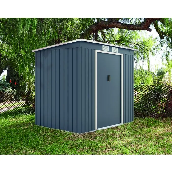 Gartenhaus Metall Samos 213x130x173cm