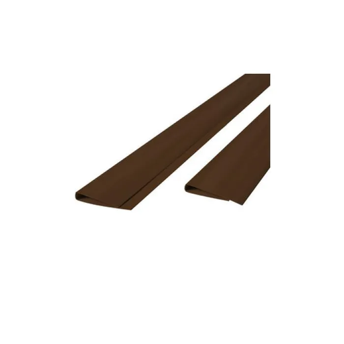 Sichtschutzmatte PVC Profil Bambuszaun braun 200cm