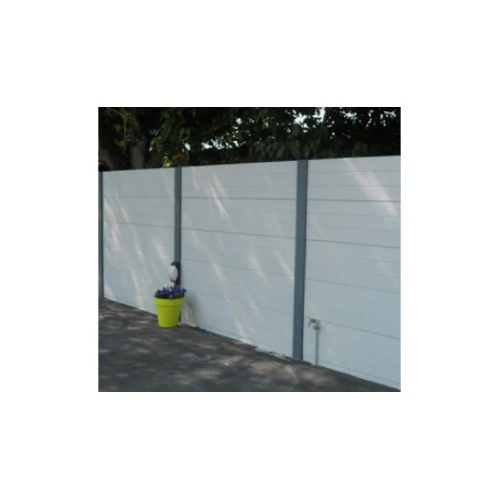 Betonzaun Boardstone grau 200x231cm einseitig
