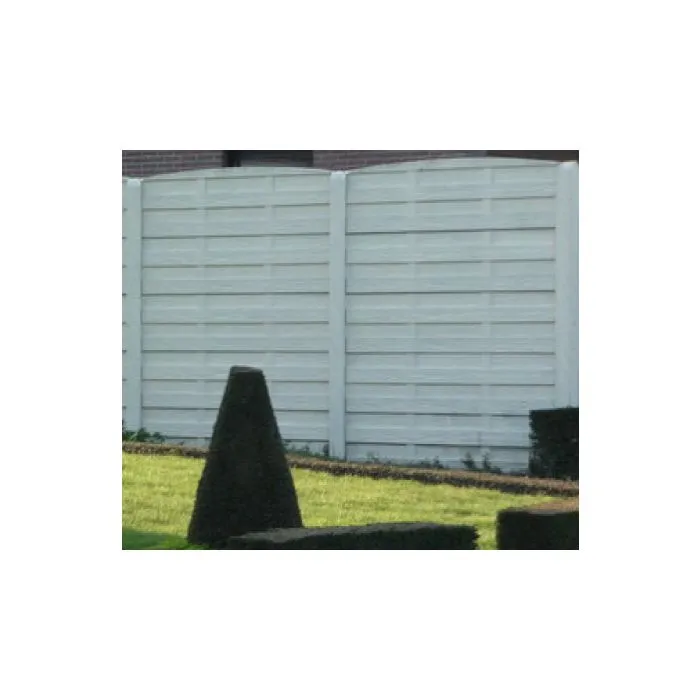 Betonzaun Woodstone grau 200x193cm einseitig