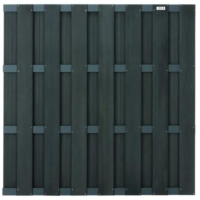 Kunststoffzaun Zaun WPC Sichtschutzzaun 180x180cm