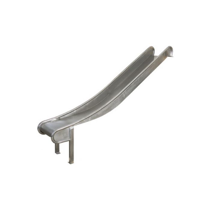 Glijbaan RVS speeltoestellen laag (platformhoogte 100cm)