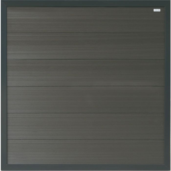 Tuinscherm schutting composiet antraciet 180x180cm