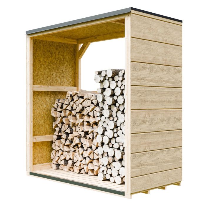 Holzlager Brennholzlager 75×153×159cm