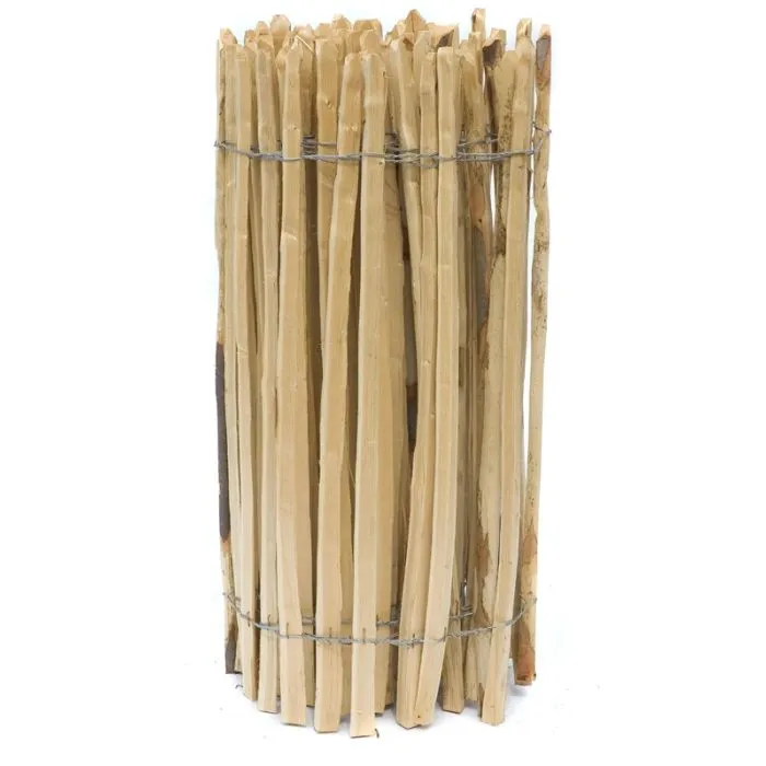 Kastanienzaun Staketenzaun 100cm hoch 5m lang