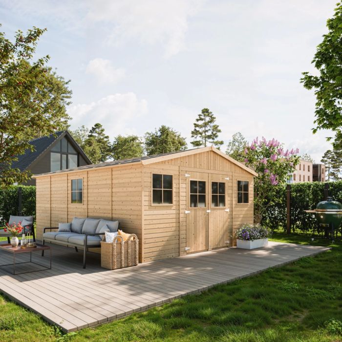 Tuinschuur tuinberging grenen 493x401x246cm