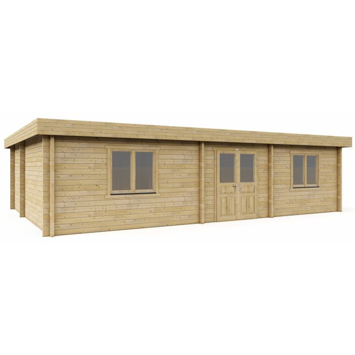 Chalet cuidado informal Cambridge 10,3x7,3m (70mm)