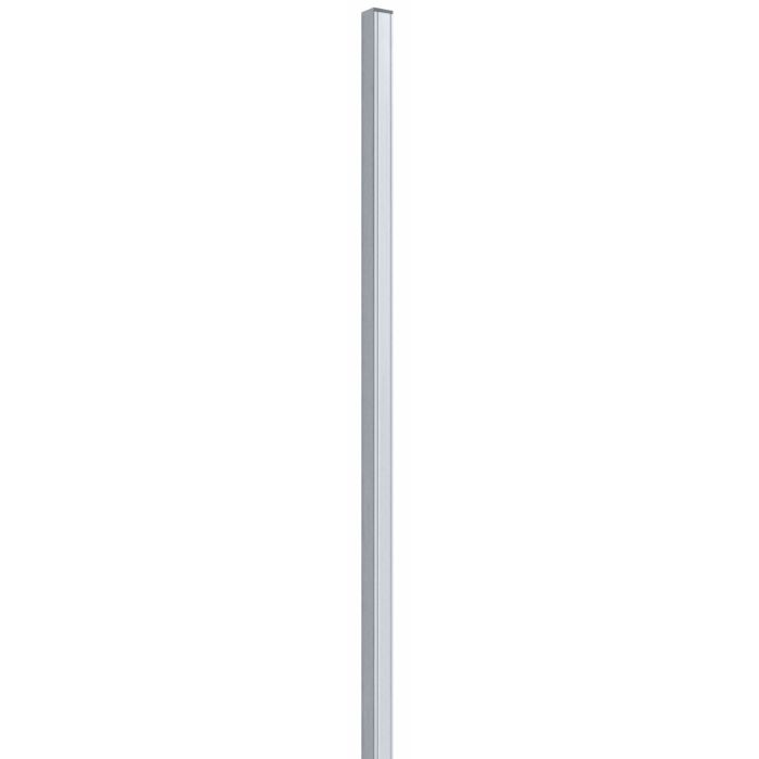 Tuinpaal aluminium met houten kern 7x7x270cm