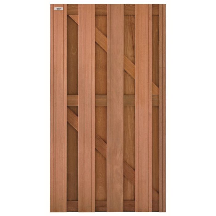 Puerta jardin madera tropical dura 180x90cm