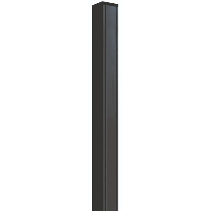 Tuinpaal poortpaal aluminium antraciet 9x9x186cm