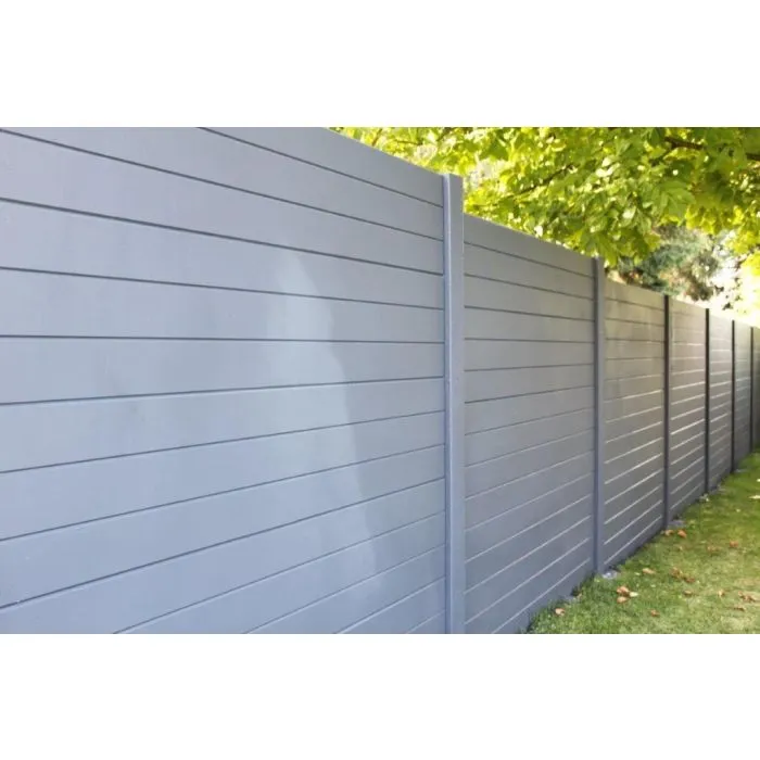 Betonzaun Boardstone grau 200x231cm einseitig