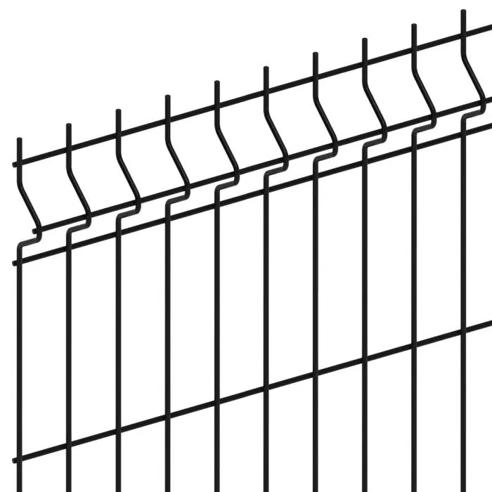 Gitterzaun anthrazit 3D 251x173cm