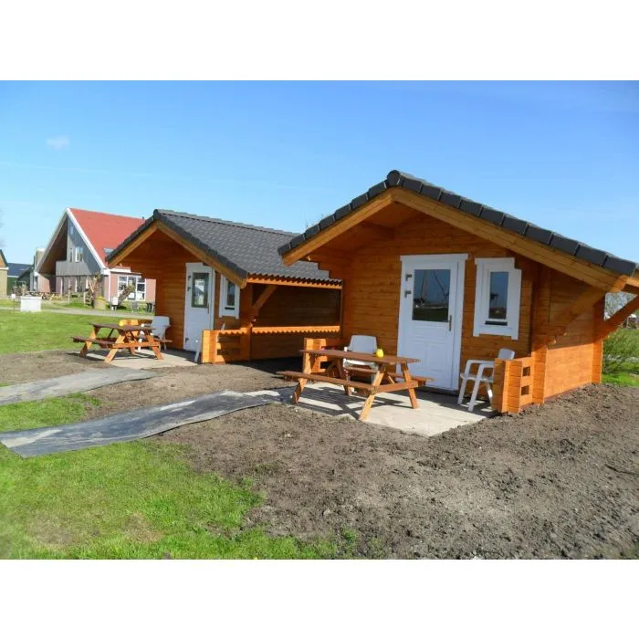 Holzhaus Ferienhäuser Blockhaus Göteborg 3.66x3.66m (50mm)