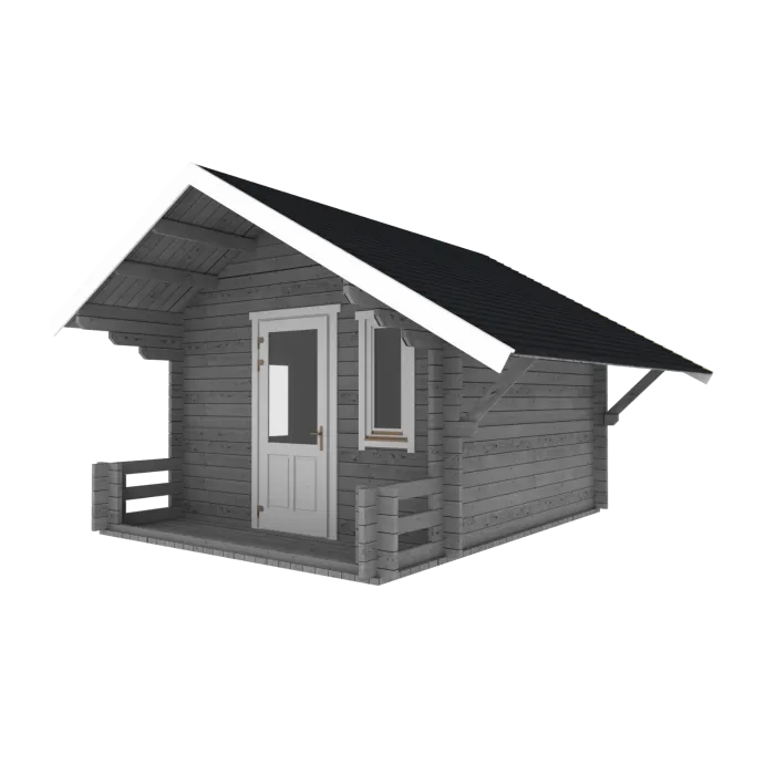 Holzhaus Ferienhäuser Blockhaus Göteborg 3.66x3.66m (50mm)