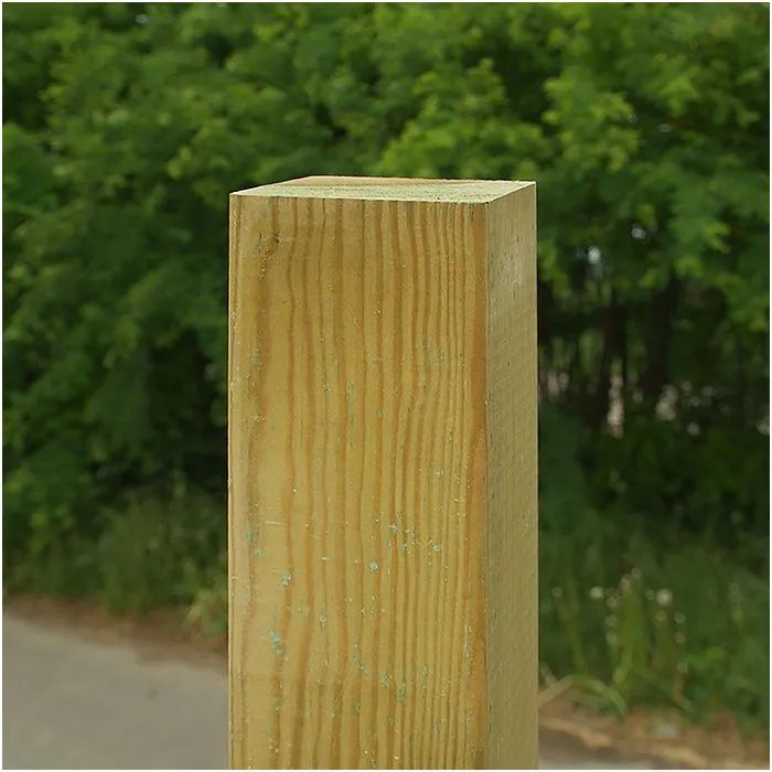 Holzpfosten 9x9x240cm Kiefer Kantholz
