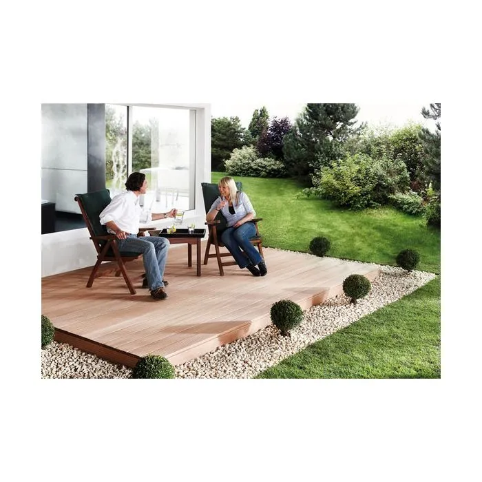 WPC Terrassendielen, kunststoff Holzkomposit Grau 360cm